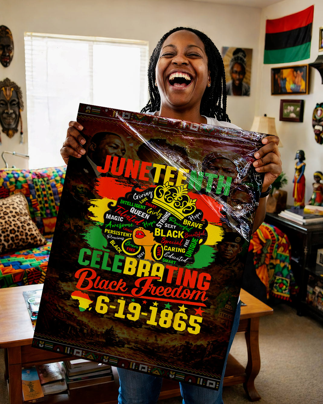 Juneteenth: Celebrating Black Freedom - Poster/Canvas
