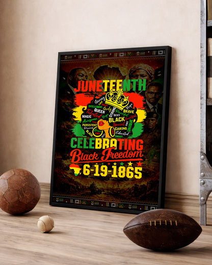 Juneteenth: Celebrating Black Freedom - Poster/Canvas