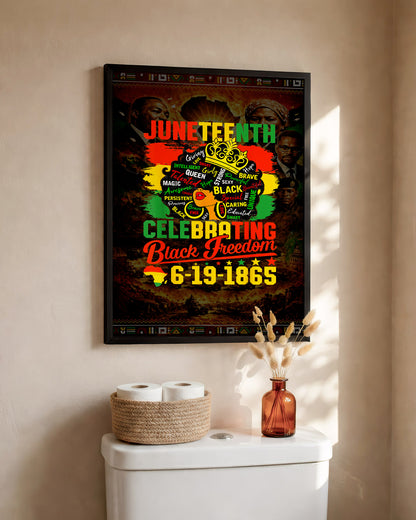 Juneteenth: Celebrating Black Freedom - Poster/Canvas