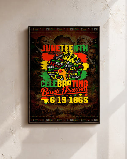 Juneteenth: Celebrating Black Freedom - Poster/Canvas