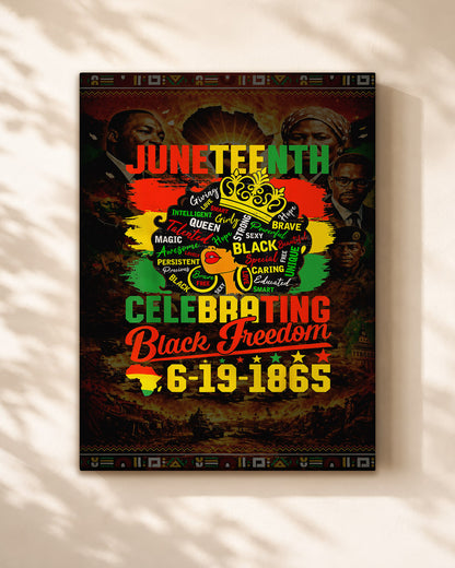 Juneteenth: Celebrating Black Freedom - Poster/Canvas