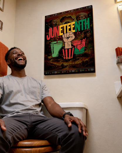 Juneteenth Celebration - Fist Power - Poster/Canvas