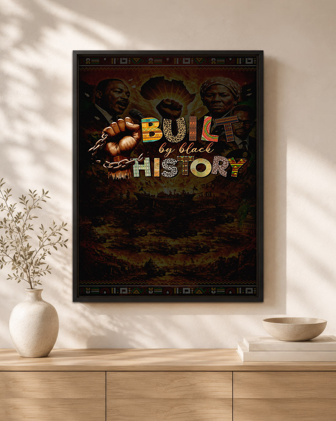 Built by Black History - Celebrating Black Strength and Legacy - Poster/Canvas
