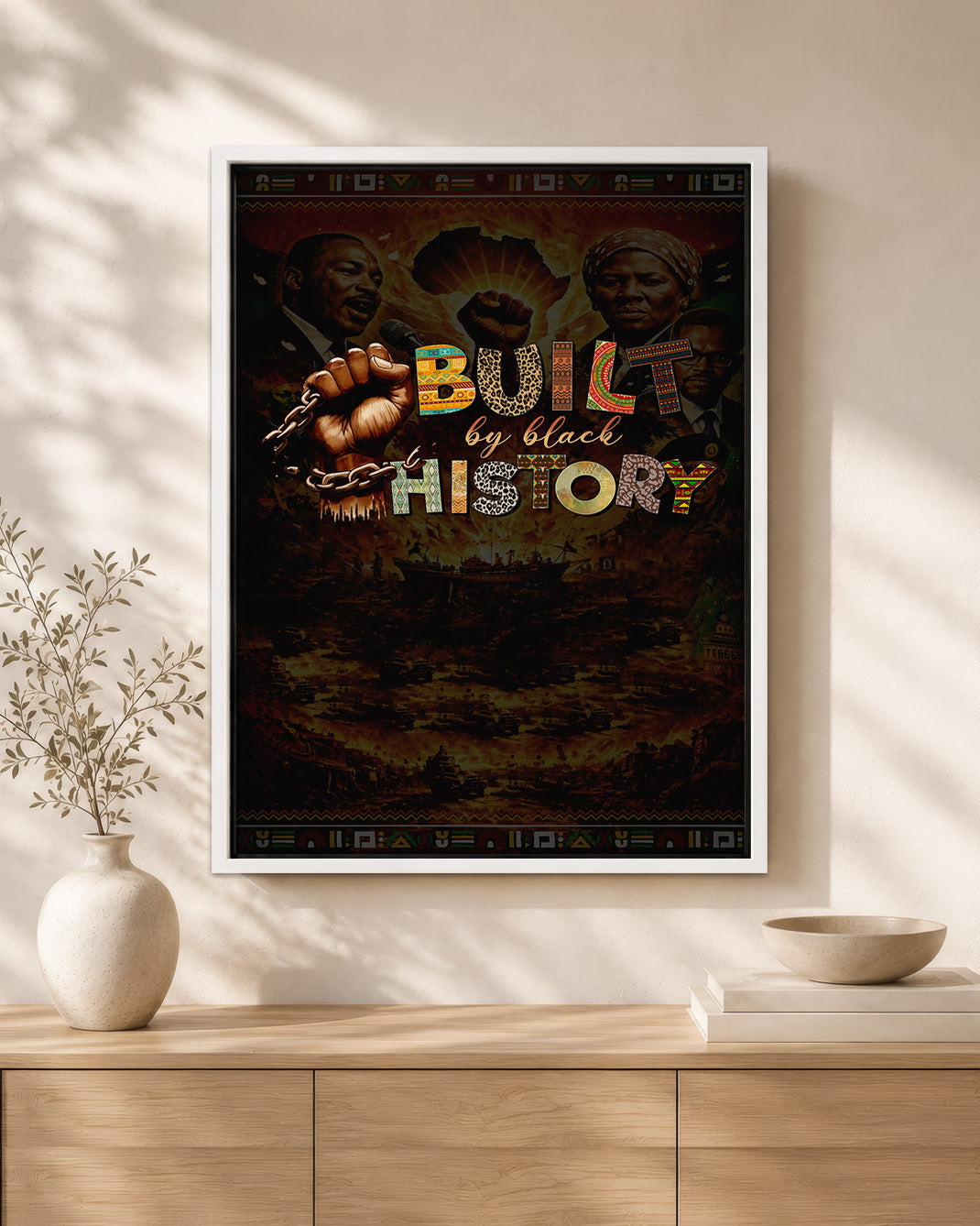 Built by Black History - Celebrating Black Strength and Legacy - Poster/Canvas