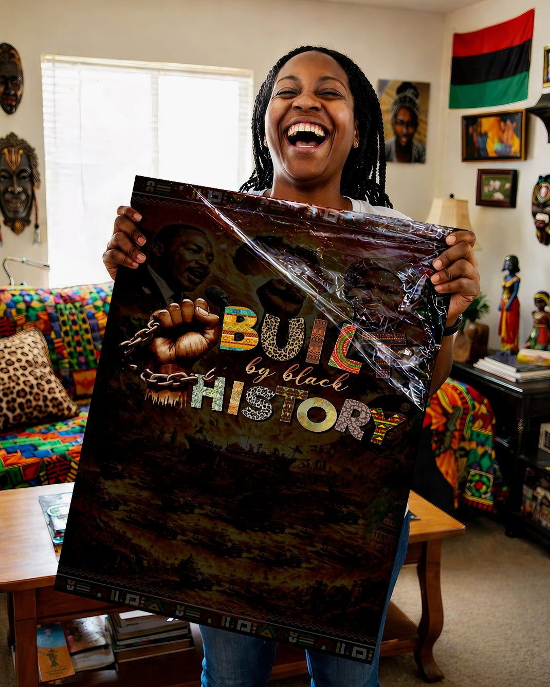 Built by Black History - Celebrating Black Strength and Legacy - Poster/Canvas