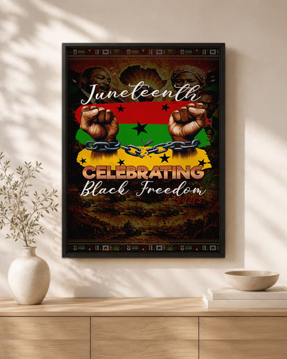 Juneteenth Celebration - Black Freedom - Poster/Canvas