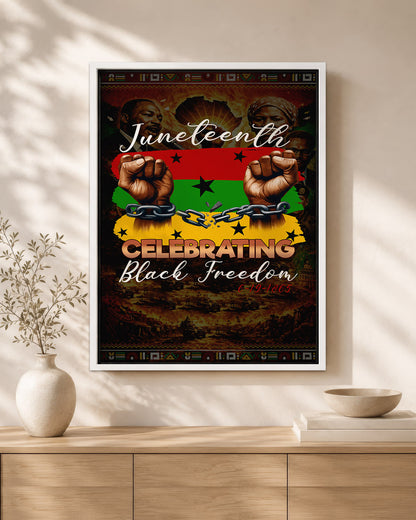 Juneteenth Celebration - Black Freedom - Poster/Canvas
