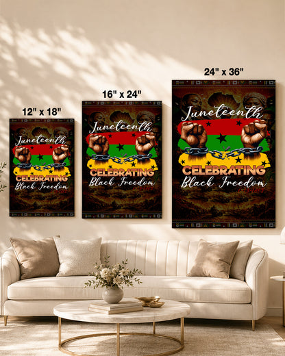 Juneteenth Celebration - Black Freedom - Poster/Canvas
