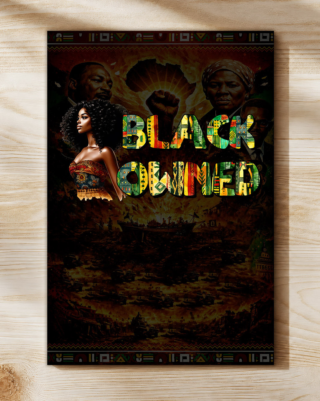 Black Owned Queen - Celebrate Black Excellence - Poster/Canvas