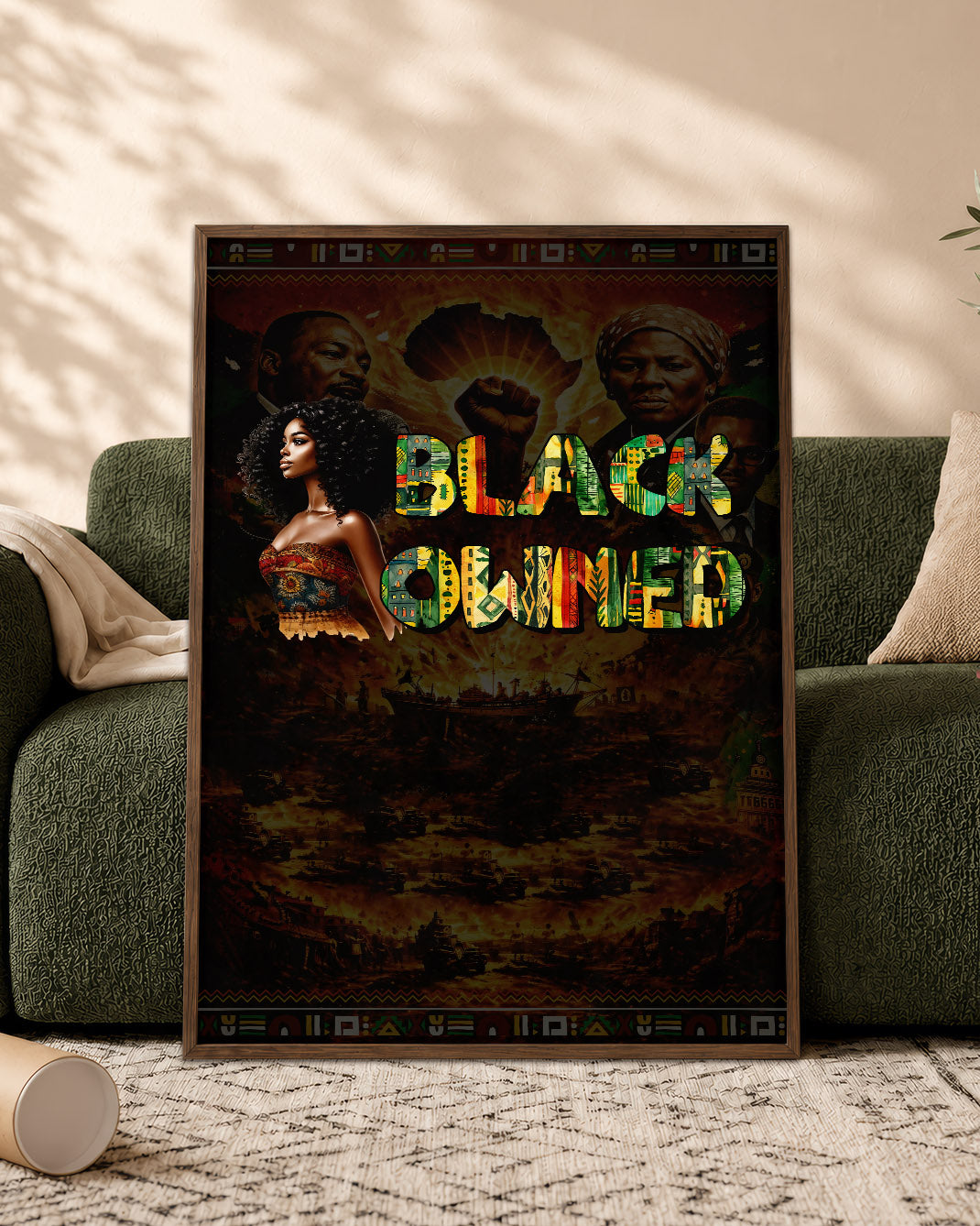 Black Owned Queen - Celebrate Black Excellence - Poster/Canvas