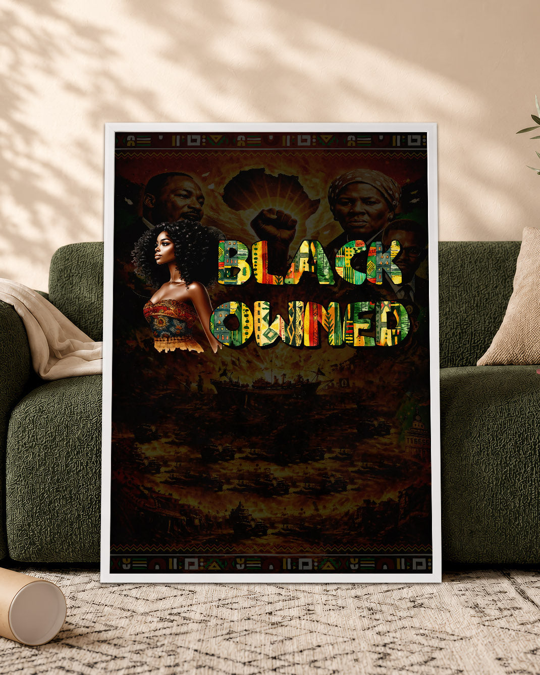 Black Owned Queen - Celebrate Black Excellence - Poster/Canvas