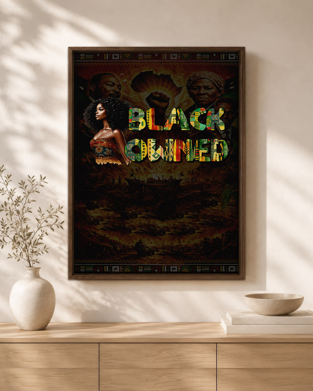 Black Owned Queen - Celebrate Black Excellence - Poster/Canvas