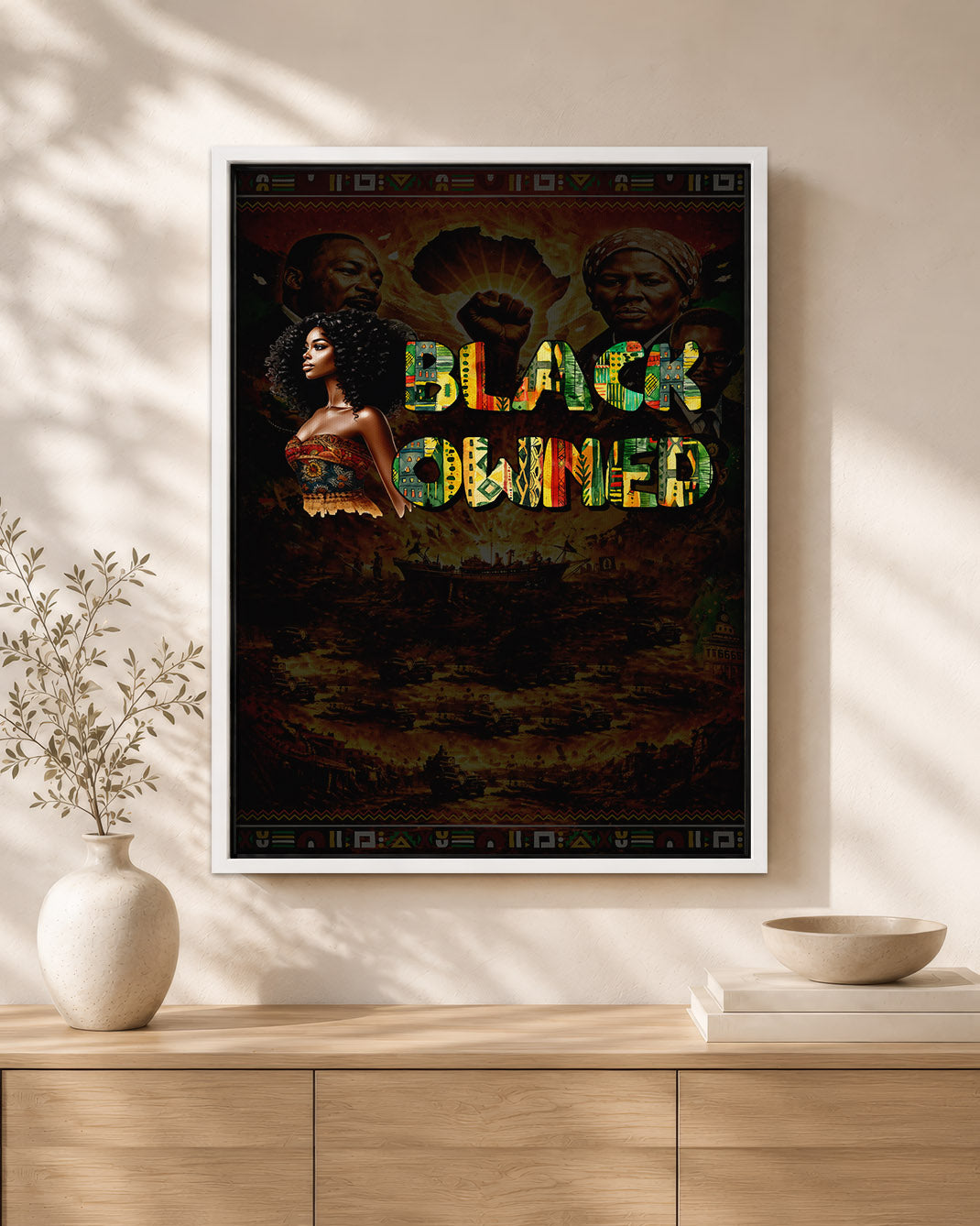 Black Owned Queen - Celebrate Black Excellence - Poster/Canvas