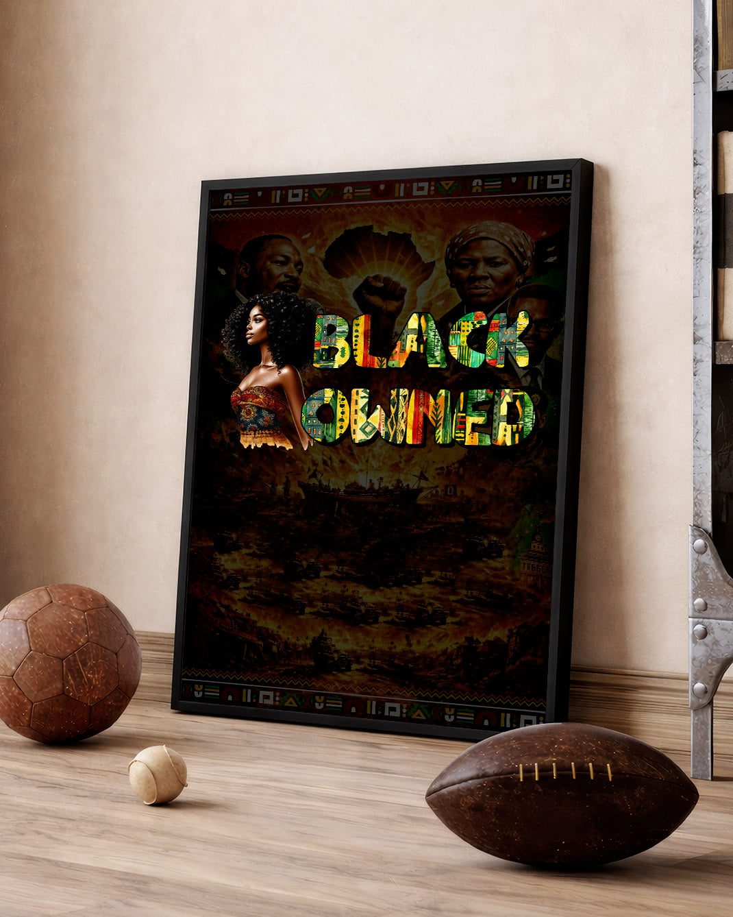 Black Owned Queen - Celebrate Black Excellence - Poster/Canvas
