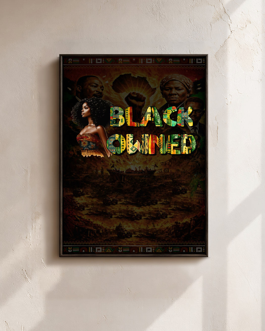 Black Owned Queen - Celebrate Black Excellence - Poster/Canvas