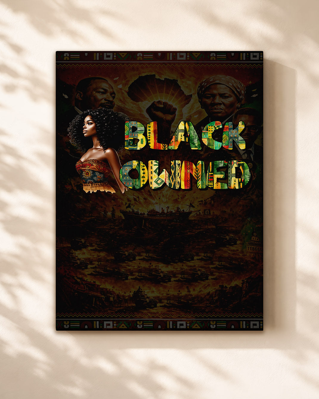 Black Owned Queen - Celebrate Black Excellence - Poster/Canvas