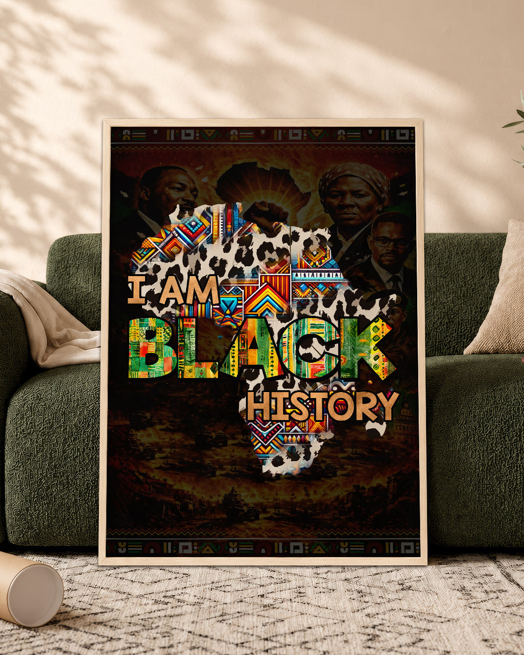I Am Black History - Celebrate Black Culture - Poster/Canvas