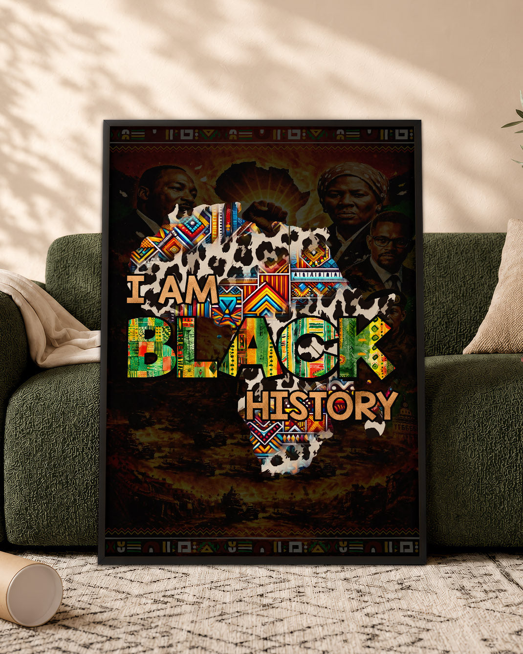 I Am Black History - Celebrate Black Culture - Poster/Canvas