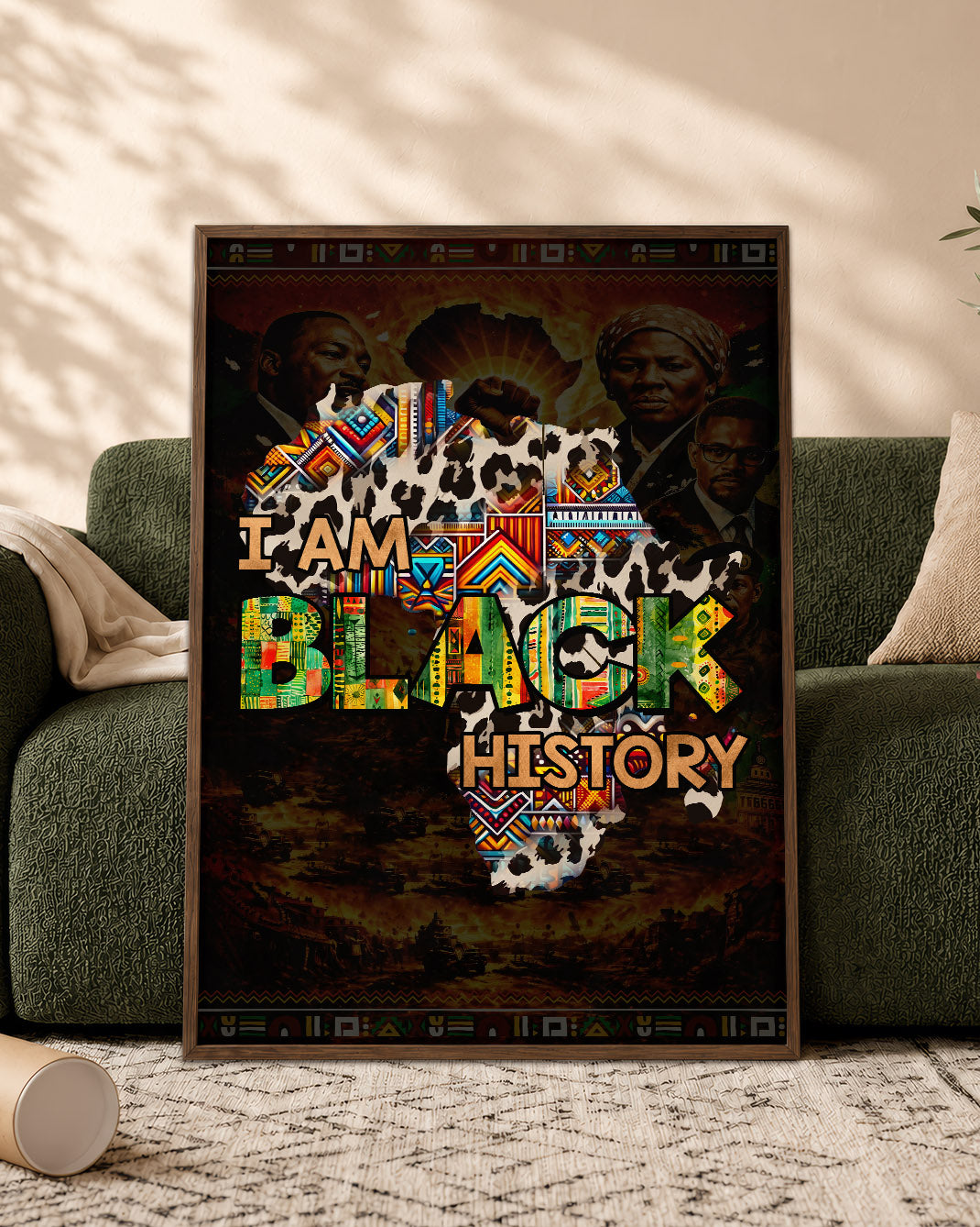 I Am Black History - Celebrate Black Culture - Poster/Canvas