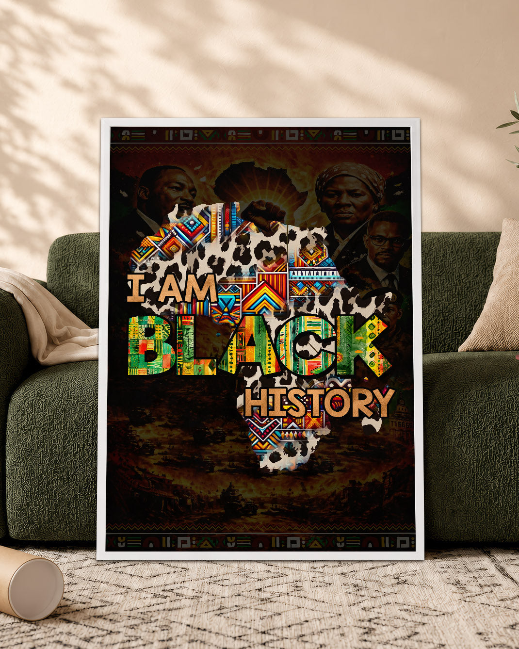 I Am Black History - Celebrate Black Culture - Poster/Canvas
