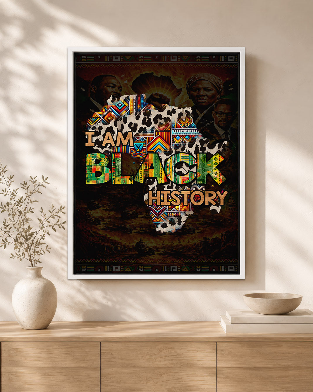 I Am Black History - Celebrate Black Culture - Poster/Canvas