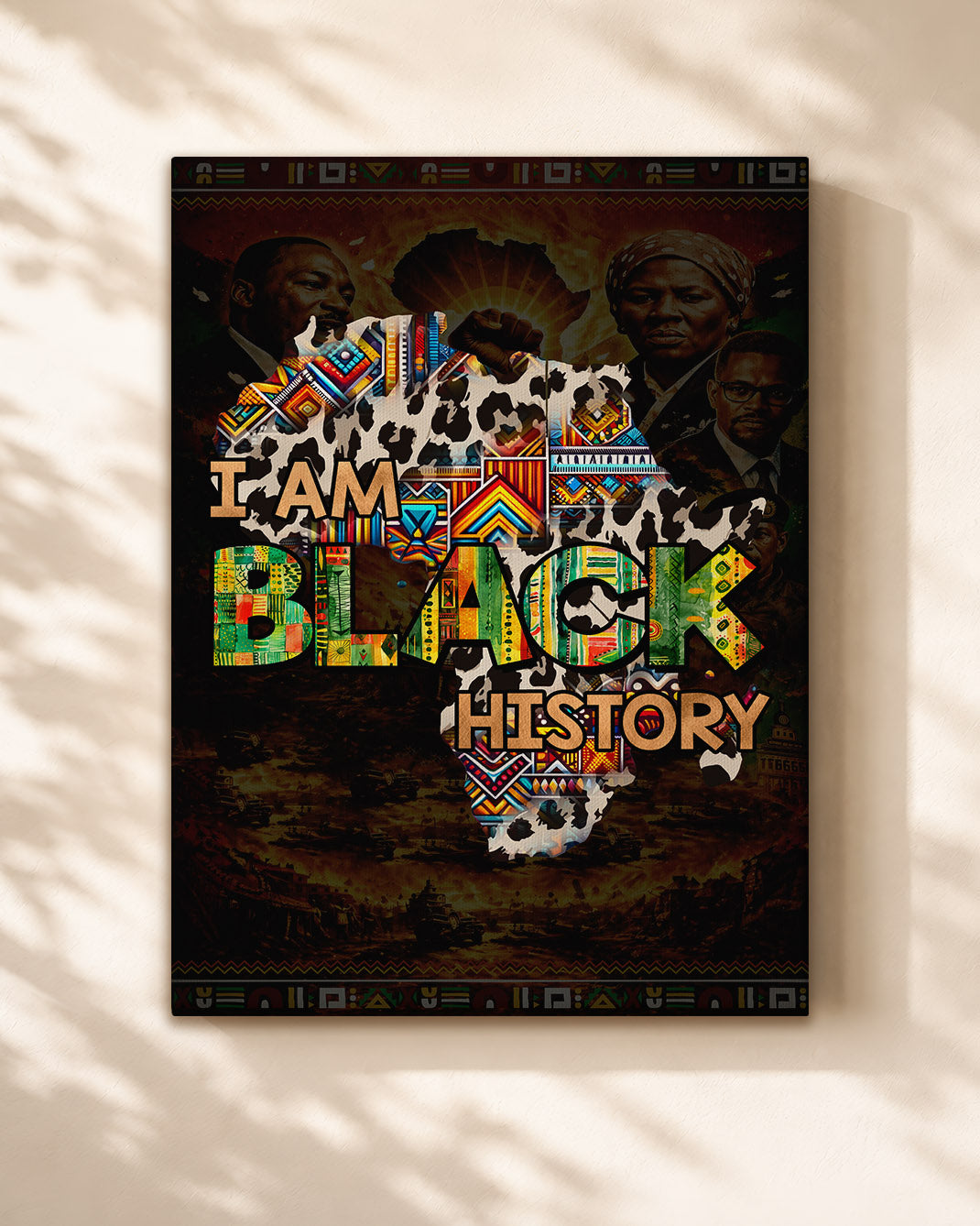 I Am Black History - Celebrate Black Culture - Poster/Canvas