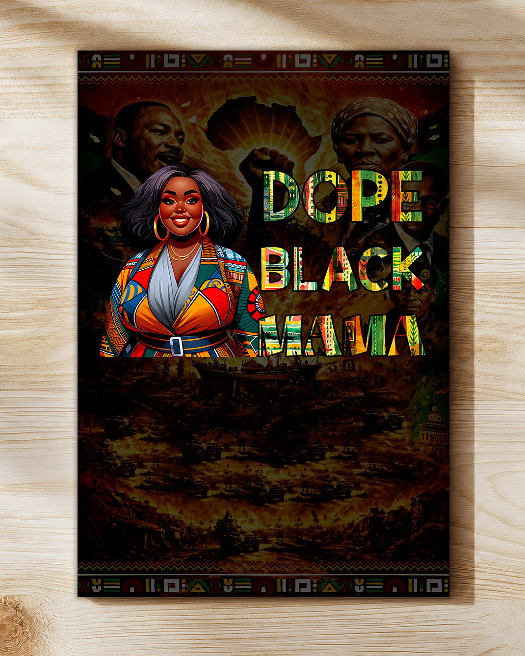 Dope Black Mama - Black Motherhood, Strength & Style - Poster/Canvas