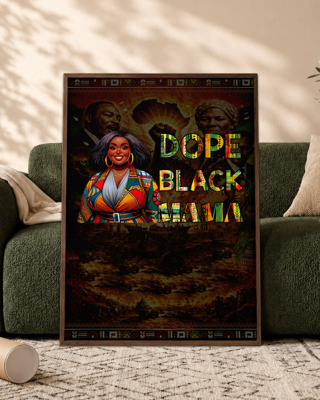 Dope Black Mama - Black Motherhood, Strength & Style - Poster/Canvas