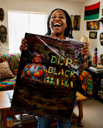 Dope Black Mama - Black Motherhood, Strength & Style - Poster/Canvas