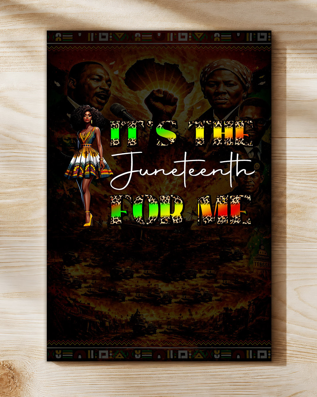Juneteenth It's the For Me - Poster/Canvas