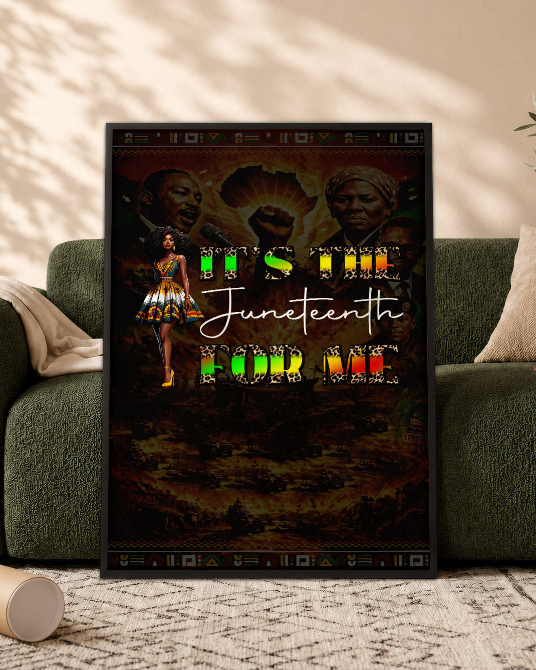 Juneteenth It's the For Me - Poster/Canvas