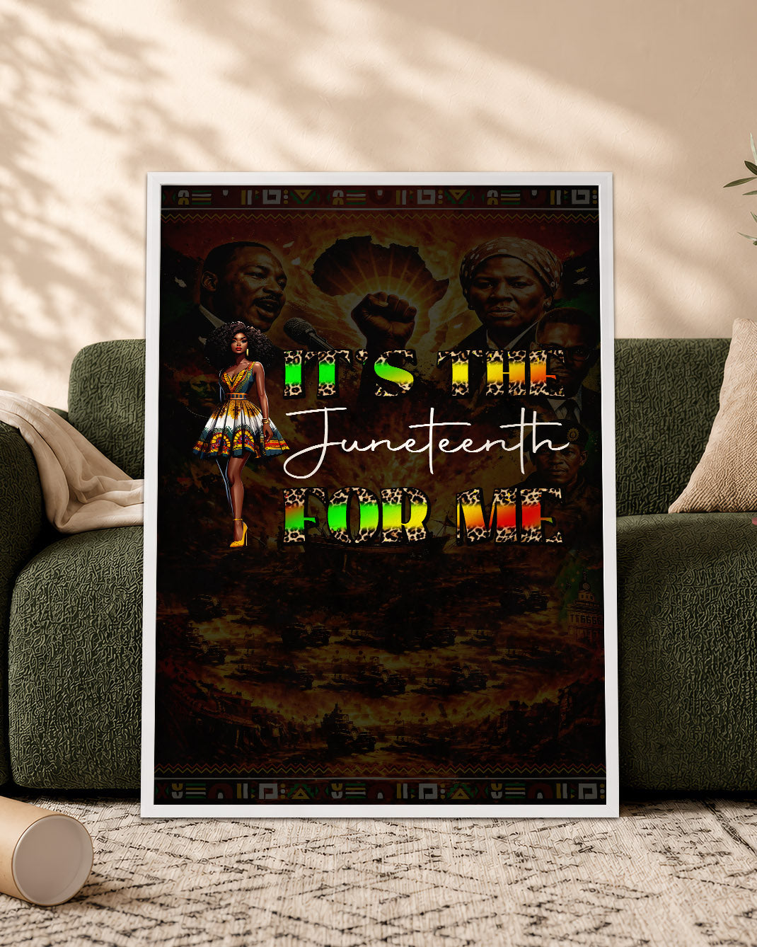 Juneteenth It's the For Me - Poster/Canvas