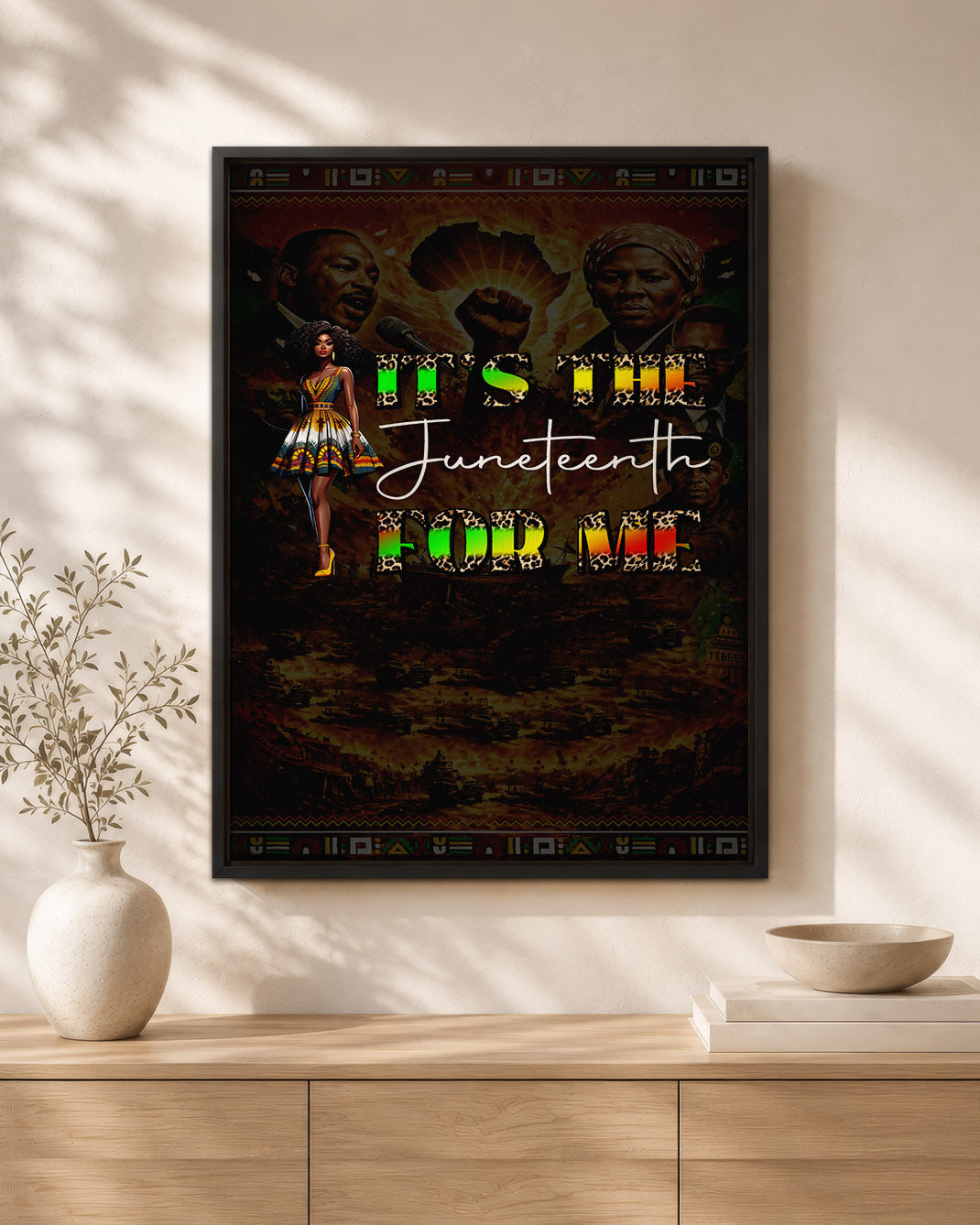 Juneteenth It's the For Me - Poster/Canvas