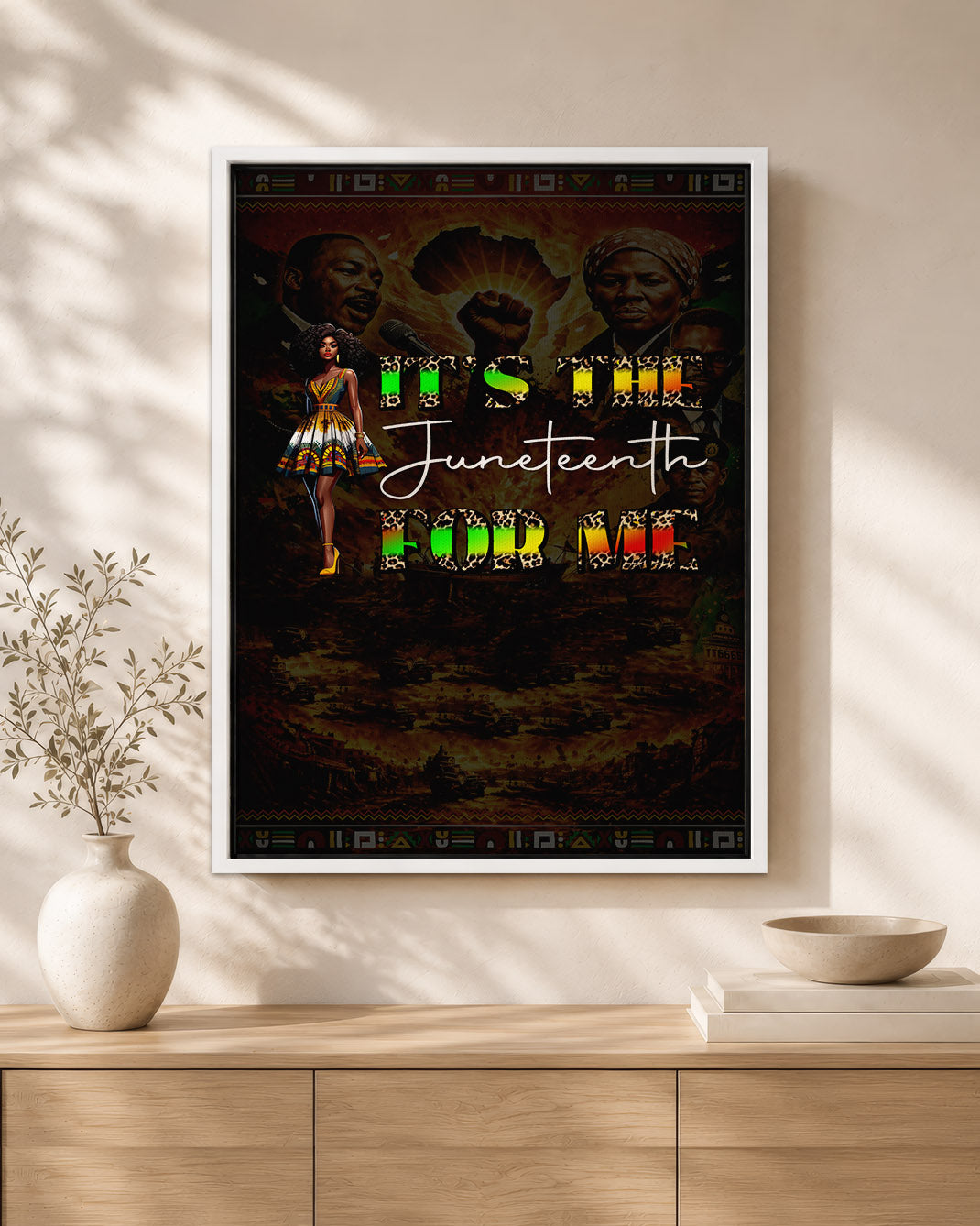 Juneteenth It's the For Me - Poster/Canvas