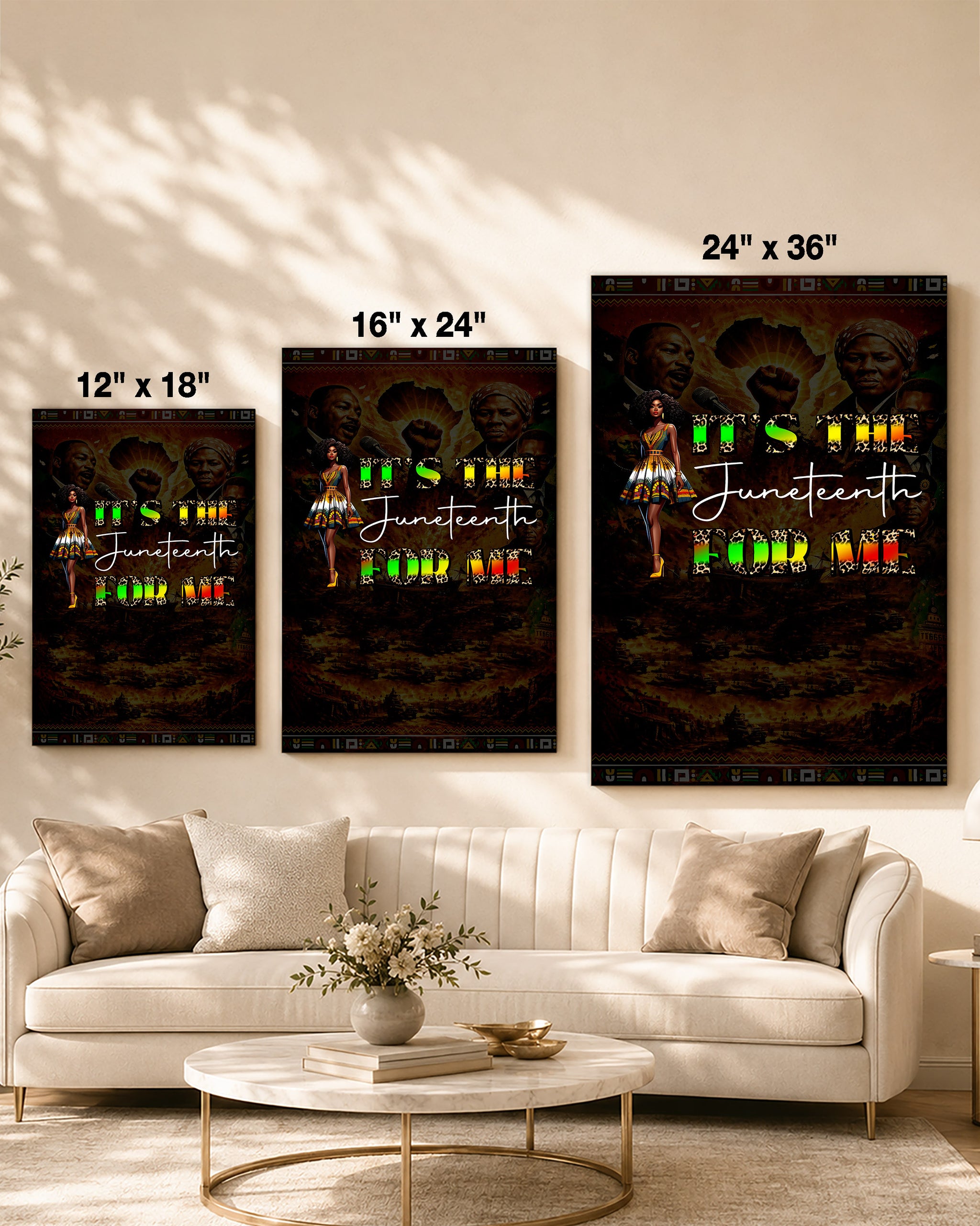 Juneteenth It's the For Me - Poster/Canvas