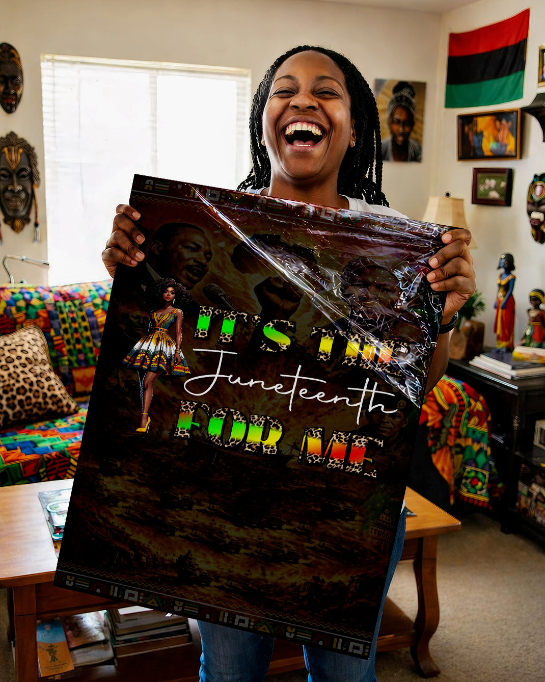 Juneteenth It's the For Me - Poster/Canvas