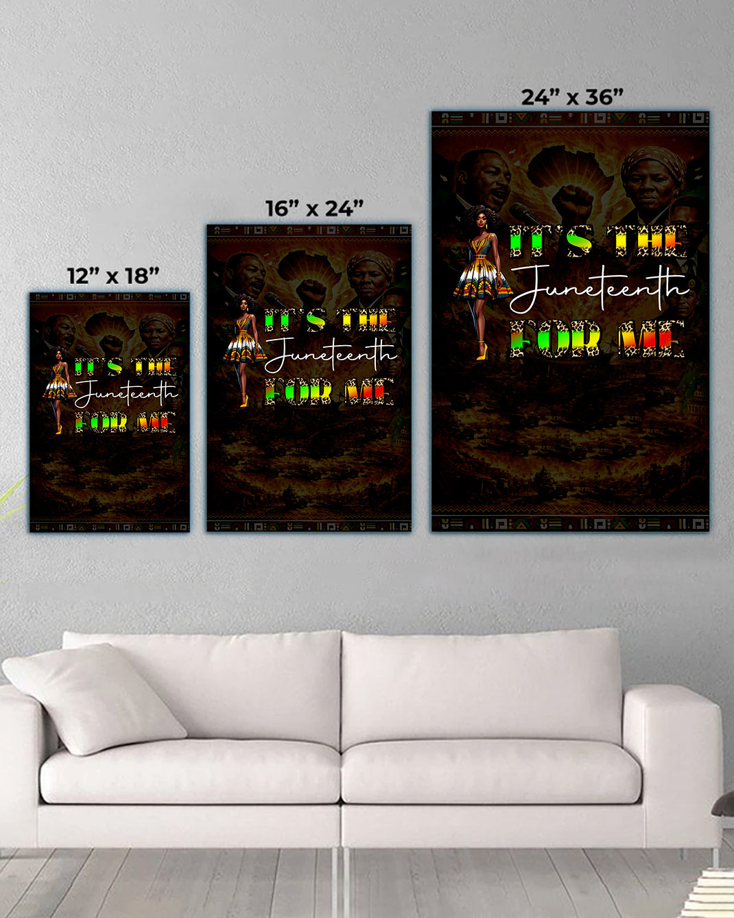 Juneteenth It's the For Me - Poster/Canvas