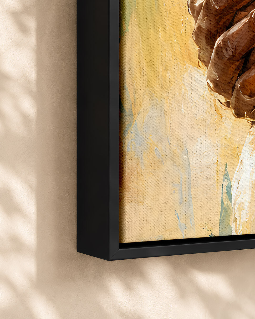 Black Jesus Canvas Wall Art – Jesus Embracing Child, Black Christian Wall Decor