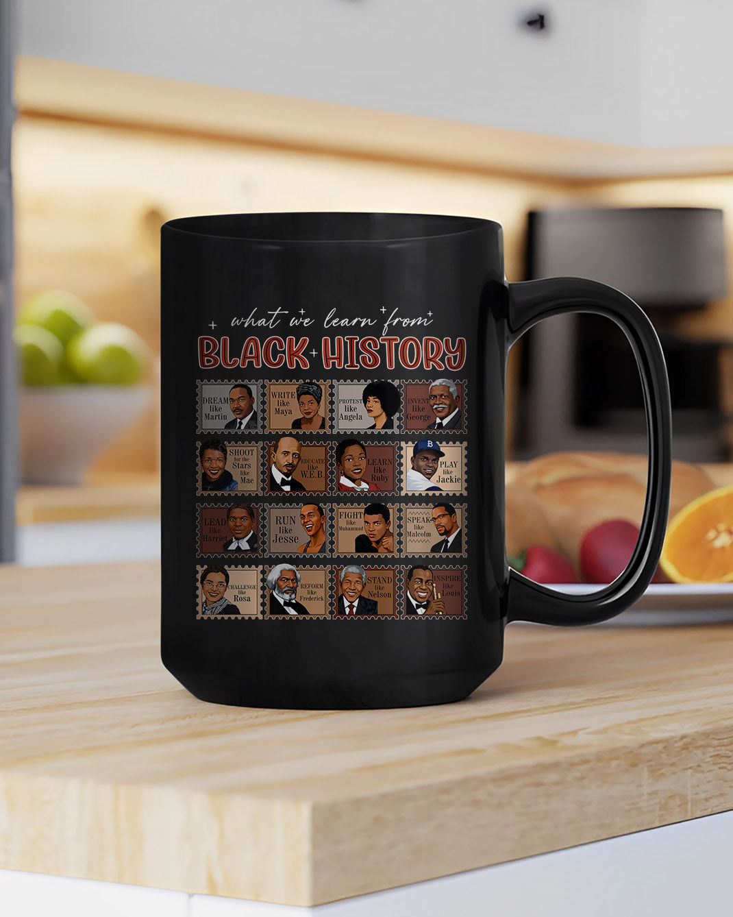 What We Learn From Black History Ceramic Mug