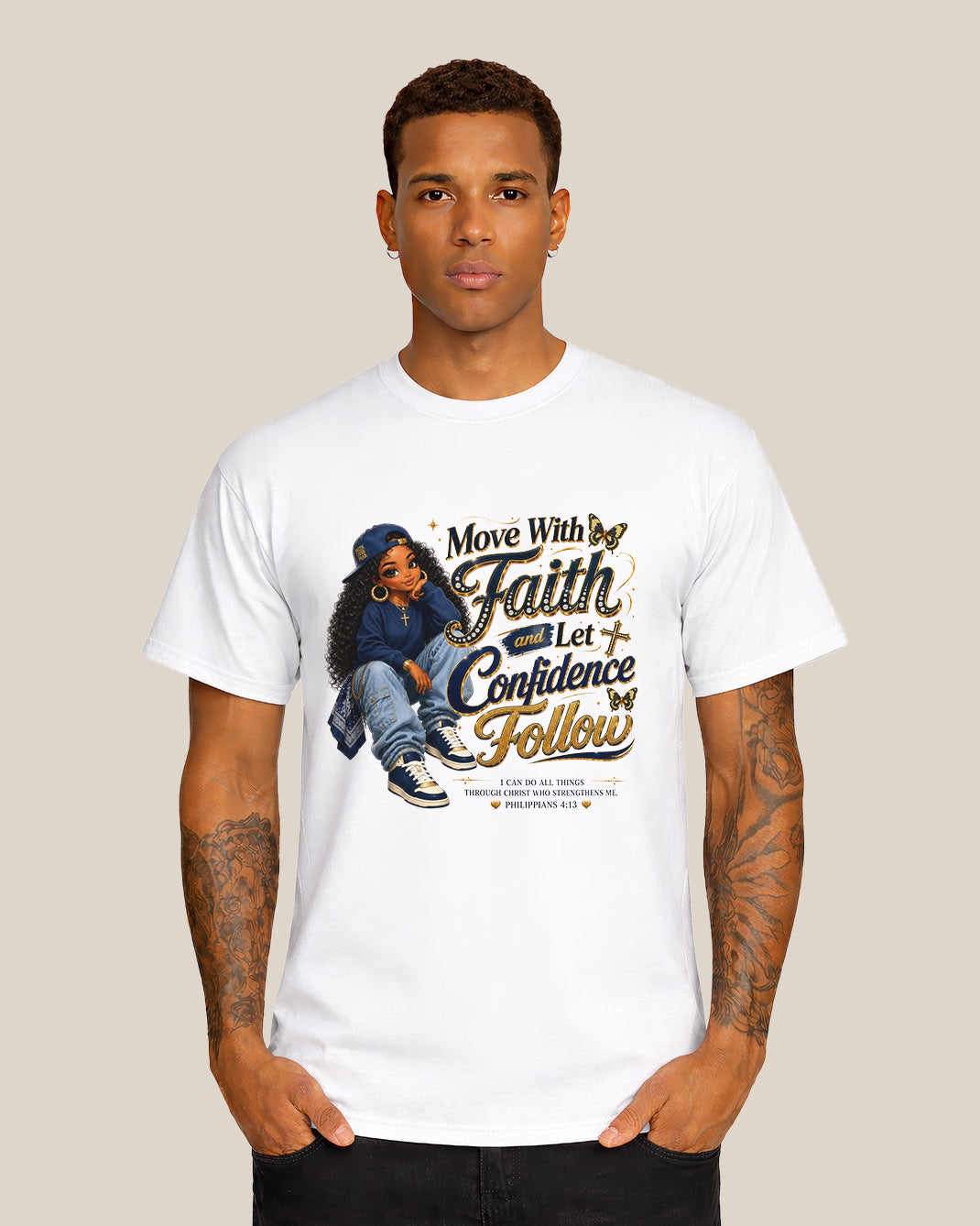 Move With Faith Confidence Black Christian Woman Clothing