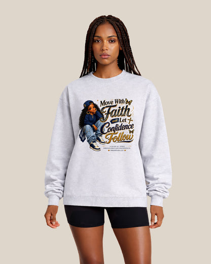 Move With Faith Confidence Black Christian Woman Clothing