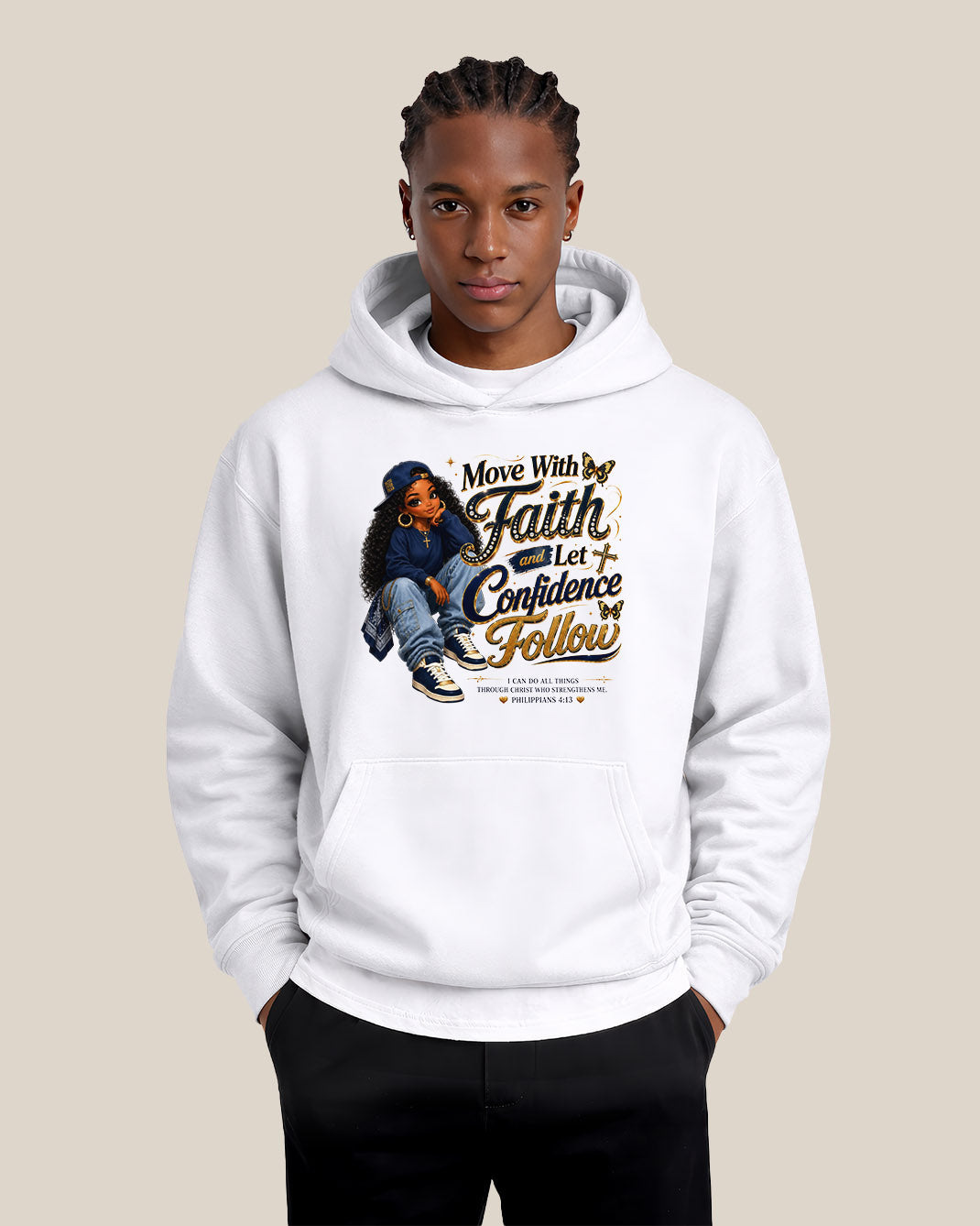 Move With Faith Confidence Black Christian Woman Clothing
