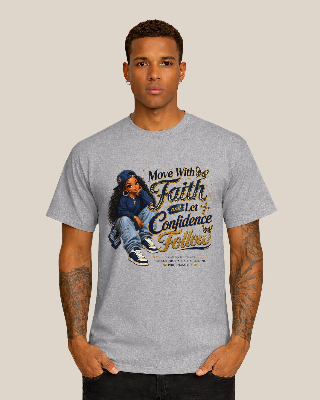 Move With Faith Confidence Black Christian Woman Clothing