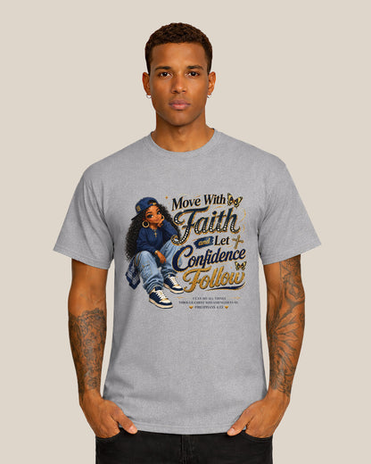 Move With Faith Confidence Black Christian Woman Clothing