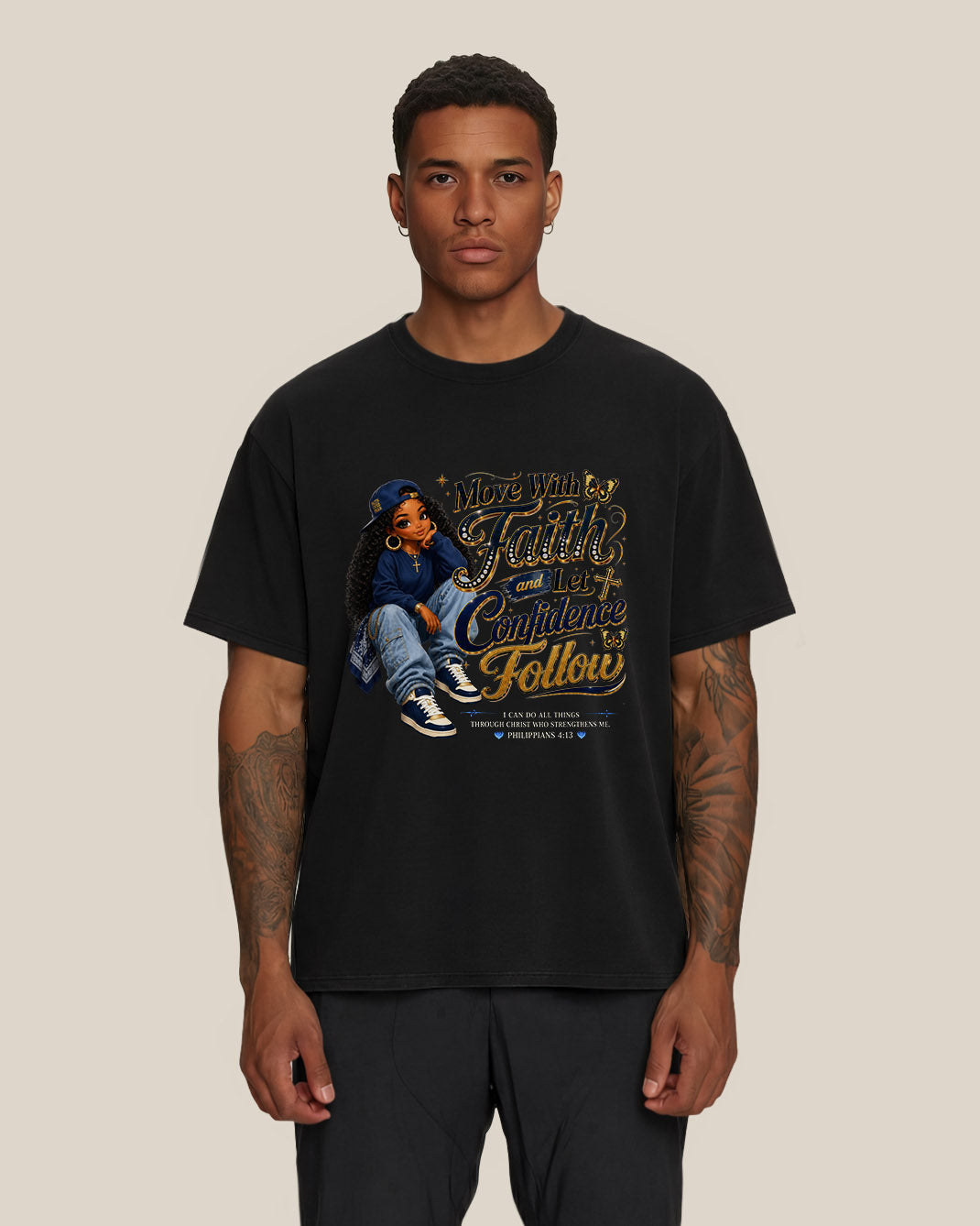 Move With Faith Confidence Black Christian Woman Clothing