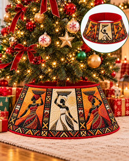 African Heritage Christmas Tree Skirt Collection.