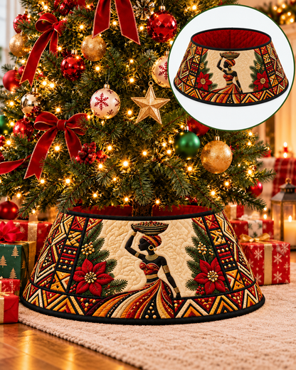 African Heritage Christmas Tree Skirt Collection.