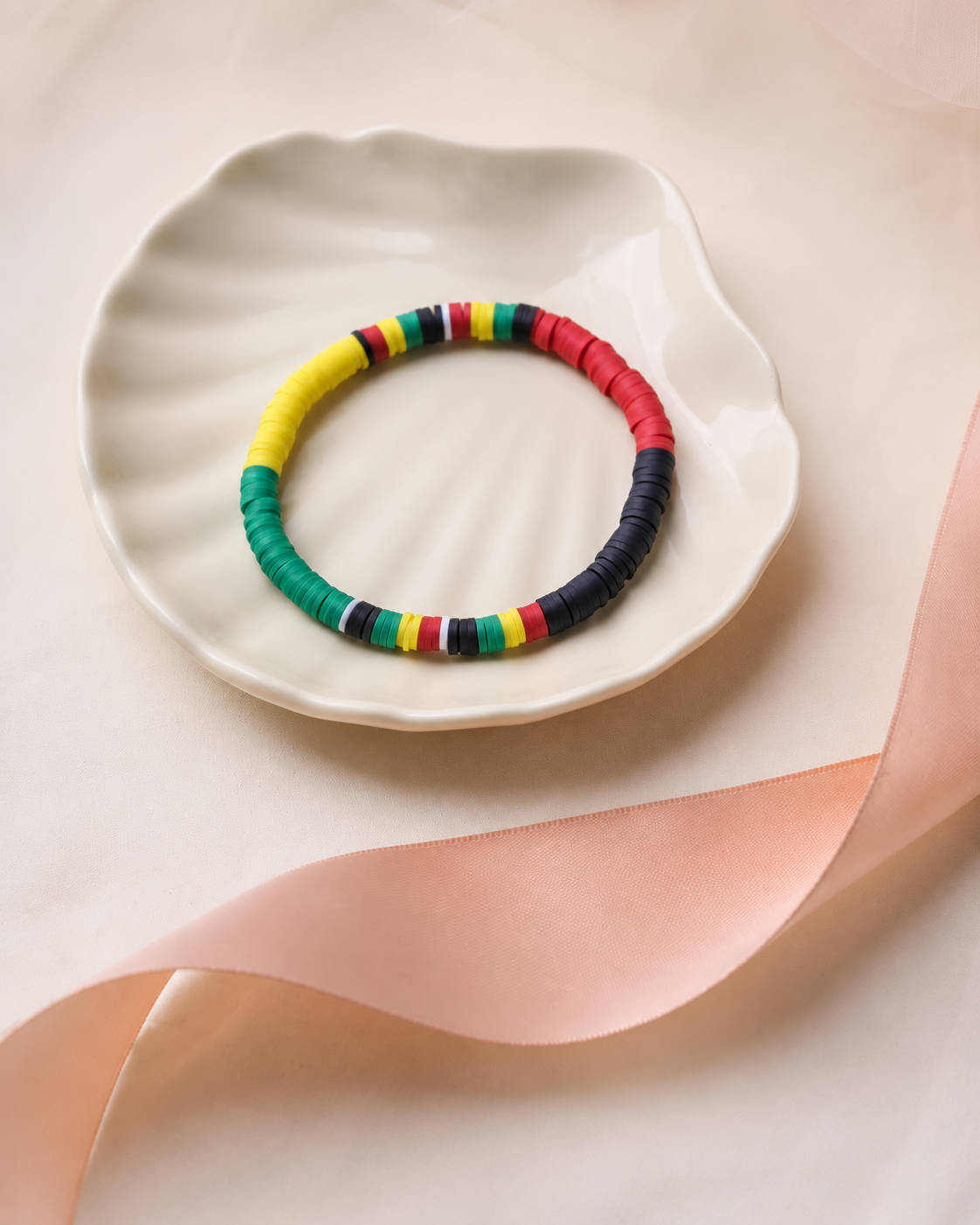 Melanin Pride Bracelet - African Heritage Colors Wristband