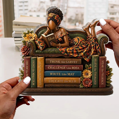 Black Woman Empowerment – Personalized Black History Acrylic Plaque