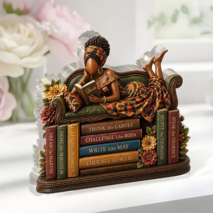 Black Woman Empowerment – Personalized Black History Acrylic Plaque